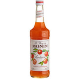 Monin Premium Mandarin Flavoring / Fruit Syrup 750 mL - 12/Case