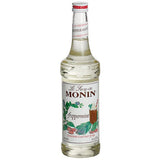 Monin Premium Peppermint Flavoring Syrup 750 mL - 12/Case