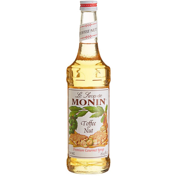 Monin Premium Toffee Nut Flavoring Syrup 750 mL - 12/Case