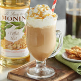 Monin Premium Toffee Nut Flavoring Syrup 750 mL - 12/Case