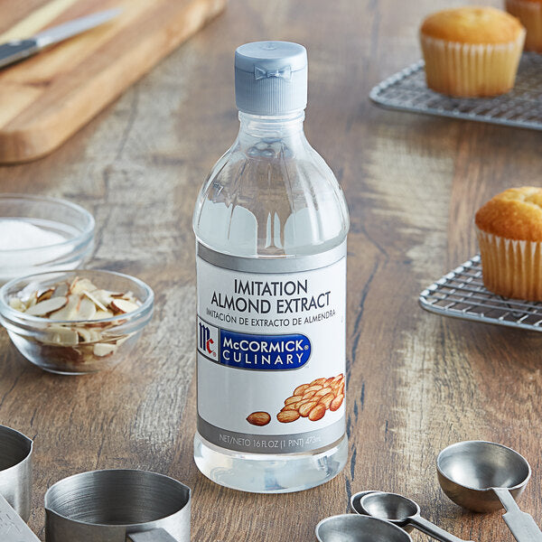 McCormick Culinary 16 fl. oz. Imitation Almond Extract - 6/Case