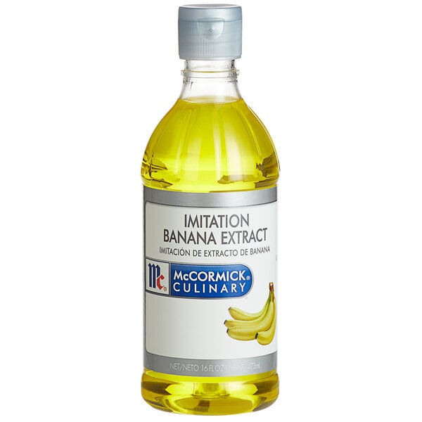 McCormick Culinary 16 fl. oz. Imitation Banana Extract - 6/Case