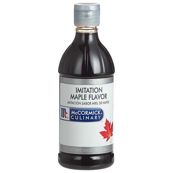 McCormick Culinary 16 fl. oz. Imitation Maple Extract - 6/Case