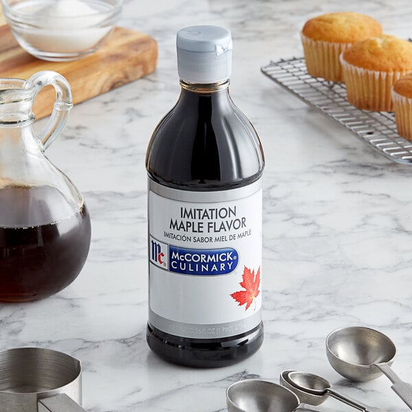 McCormick Culinary 16 fl. oz. Imitation Maple Extract - 6/Case