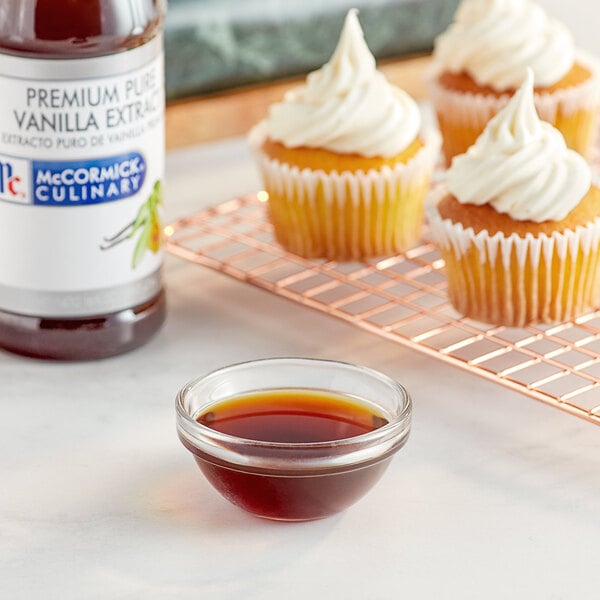 McCormick Culinary Pure Vanilla Extract 16 fl. oz. - 6/Case
