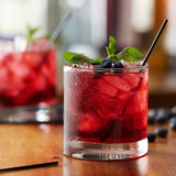 Monin Premium Huckleberry Flavoring Syrup 750 mL - 12/Case