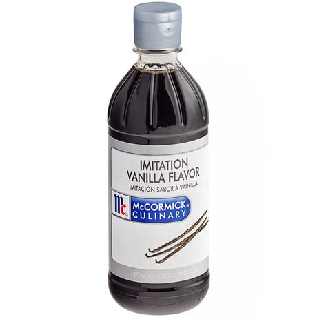 McCormick Culinary Imitation Vanilla 16 fl. oz. - 6/Case