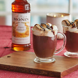 Monin Premium Toasted Marshmallow Flavoring Syrup 750 mL - 12/Case