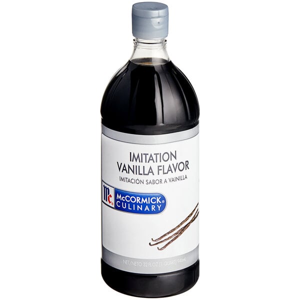 McCormick Culinary Imitation Vanilla 32 fl. oz. - 6/Case