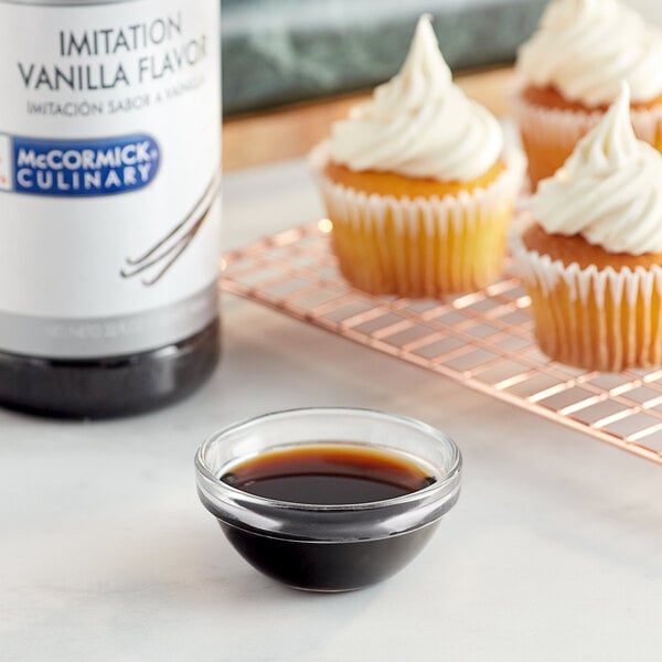 McCormick Culinary Imitation Vanilla 32 fl. oz. - 6/Case
