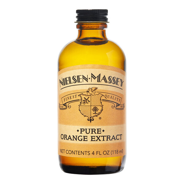 Nielsen-Massey 4 fl. oz. Pure Orange Extract - 8/Case