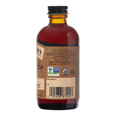 Nielsen-Massey 4 fl. oz. Pure Coffee Extract - 8/Case