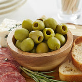 Frutto d'Italia 120/140 Count Pitted Green Castelvetrano Olives 9.26 lb. (4.4 lb. Dr. Wt.) Can - 2/Case