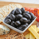Frutto d'Italia 70/90 Count Black Cerignola Olives 9.4 lb. (5.5 lb. Dr. Wt.) Can - 2/Case