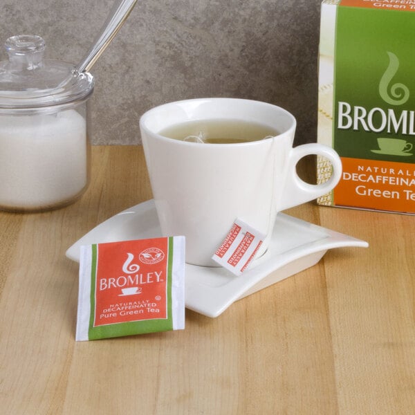 Bromley Hot Green Decaffeinated Tea Bags - 576/Case