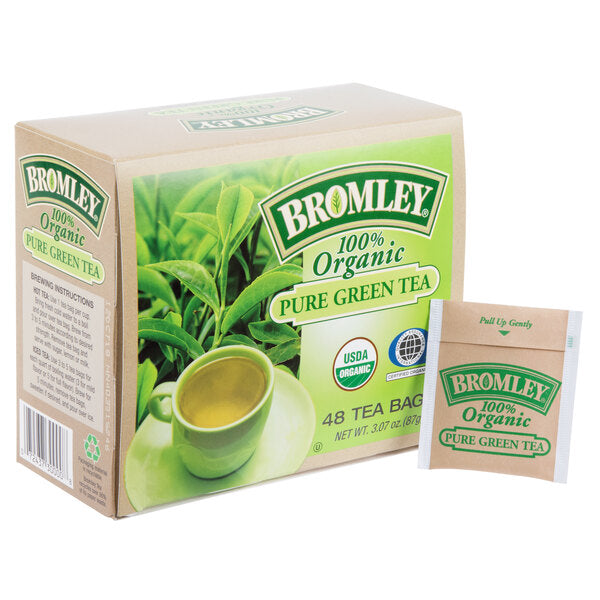 Bromley Organic Green Tea Bags - 576/Case