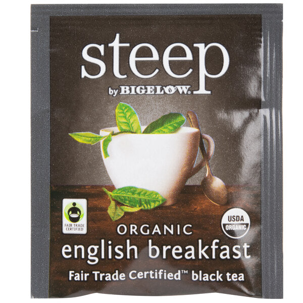 Steep By Bigelow Organic English Breakfast Tea Bags - 120/Case