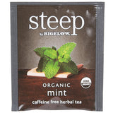 Steep By Bigelow Organic Mint Herbal Tea Bags - 120/Case