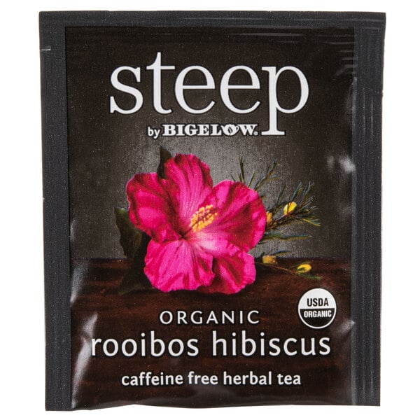 Steep By Bigelow Organic Rooibos Hibiscus Tea Bags - 120/Case
