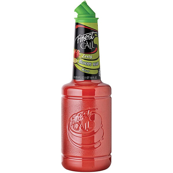 Finest Call 1 Liter Zesty Bloody Mary Mix - 12/Case