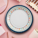 8 Ct. Tribal Boho Party Dinner Paper Plates 9"