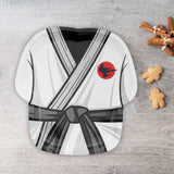 8 Count Karate Gi Shaped Paper Plates for Martial Arts Birthday or Promotion Party 10.75"