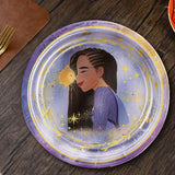 8 Count Disney Wish Asha & Star Paper Dessert Plates 7" Magical Birthday Party Disposable Plates