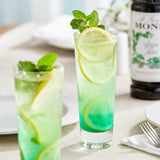 Monin Premium Green Mint Flavoring Syrup 1 Liter - 4/Case