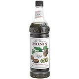Monin Premium Kiwi Flavoring / Fruit Syrup 1 Liter - 4/Case