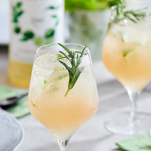 Monin Premium Lime Flavoring / Fruit Syrup 1 Liter - 4/Case