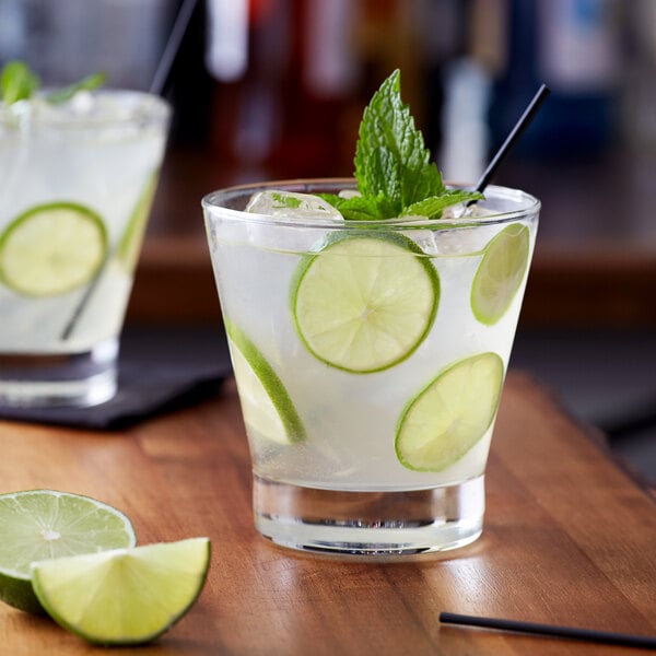 Monin Premium Key Lime Pie Flavoring Syrup 1 Liter - 4/Case