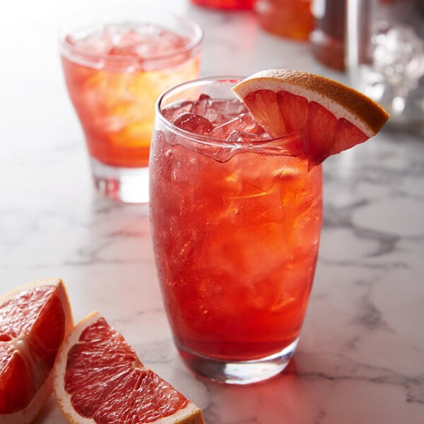 Monin Premium Blood Orange Flavoring Syrup 1 Liter - 4/Case