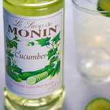 Monin Premium Cucumber Flavoring Syrup 1 Liter - 4/Case