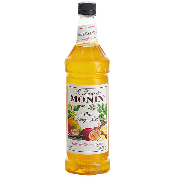 Monin Premium White Sangria Mix 1 Liter - 4/Case