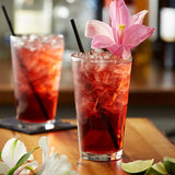 Monin Premium Hibiscus Flavoring Syrup 1 Liter - 4/Case