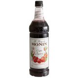 Monin Premium Tart Cherry Flavoring Syrup 1 Liter - 4/Case