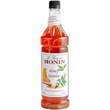 Monin Premium Honey Jasmine Flavoring Syrup 1 Liter - 4/Case