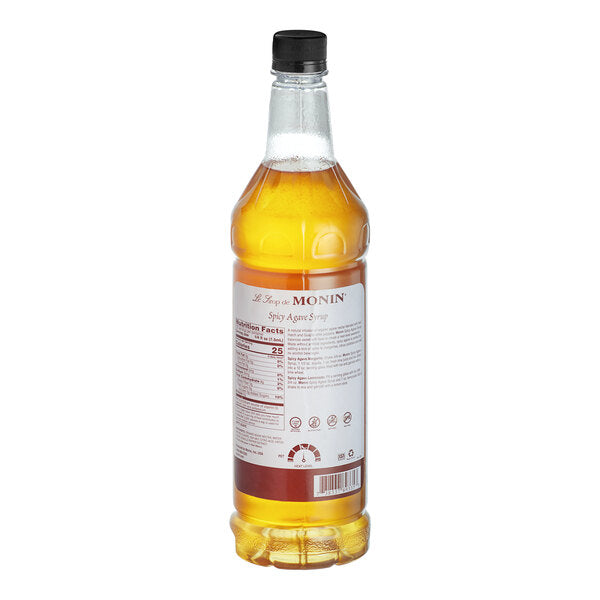 Monin Spicy Agave Syrup 1 Liter - 4/Case