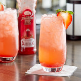 Master of Mixes 375 mL Strawberry Syrup - 12/Case