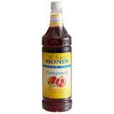 Monin Sugar-Free Pomegranate Flavoring Syrup 1 Liter - 4/Case