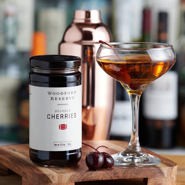 Woodford Reserve 13.5 oz. Bourbon Cherries - 6/Case