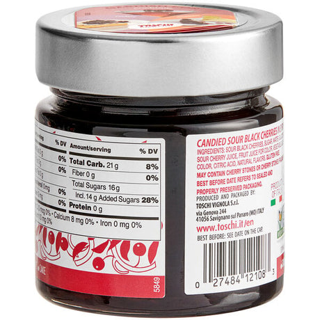 Toschi Amarena Cherries in Syrup 10.6 oz. (300 g) - 6/Case