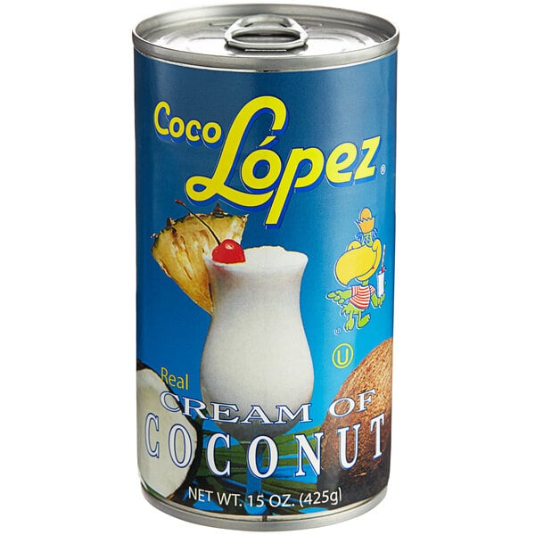 Coco Lopez Cream of Coconut 15 oz. - 24/Case
