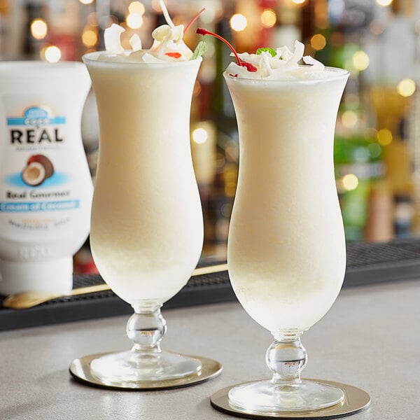 Real Cream of Coconut Infused Syrup 16.9 fl. oz. - 12/Case