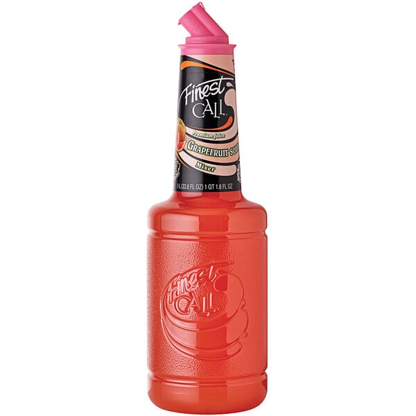 Finest Call 1 Liter Premium Grapefruit Sour Mix - 12/Case