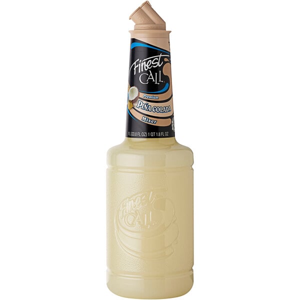 Finest Call 1 Liter Premium Pina Colada Mix - 12/Case