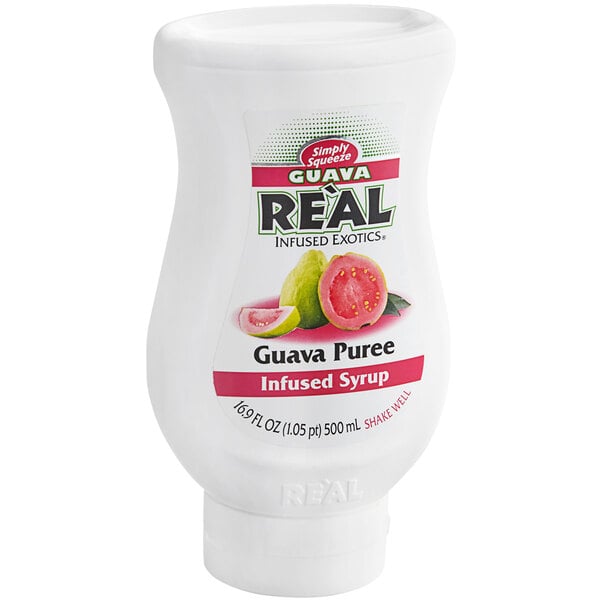 Real Guava Puree Infused Syrup 16.9 fl. oz. - 6/Case