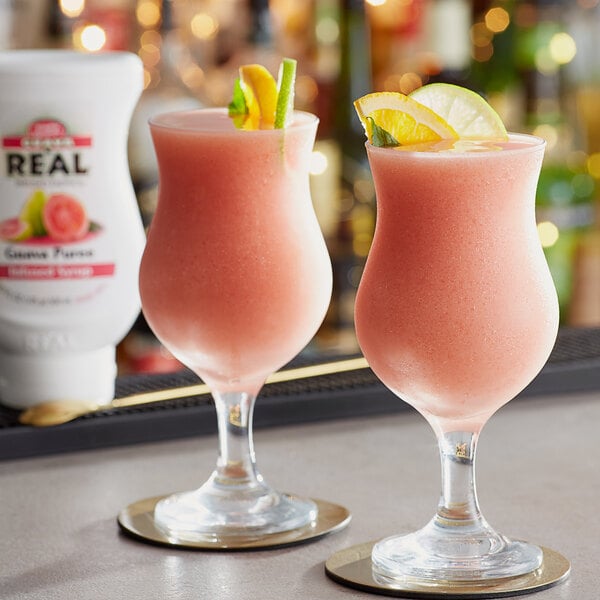 Real Guava Puree Infused Syrup 16.9 fl. oz. - 6/Case