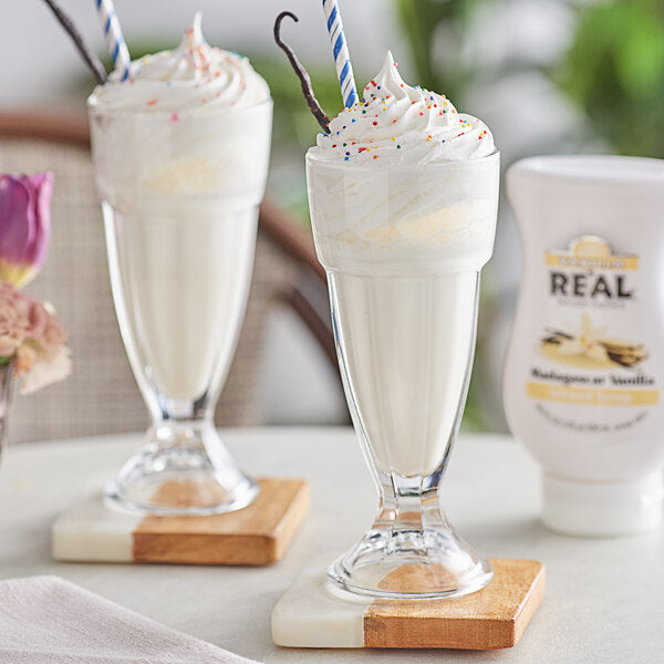 Real Madagascar Vanilla Infused Syrup 16.9 fl. oz. - 6/Case