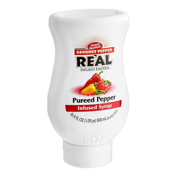 Real Pepper Puree Infused Syrup 16.9 fl. oz. - 6/Case